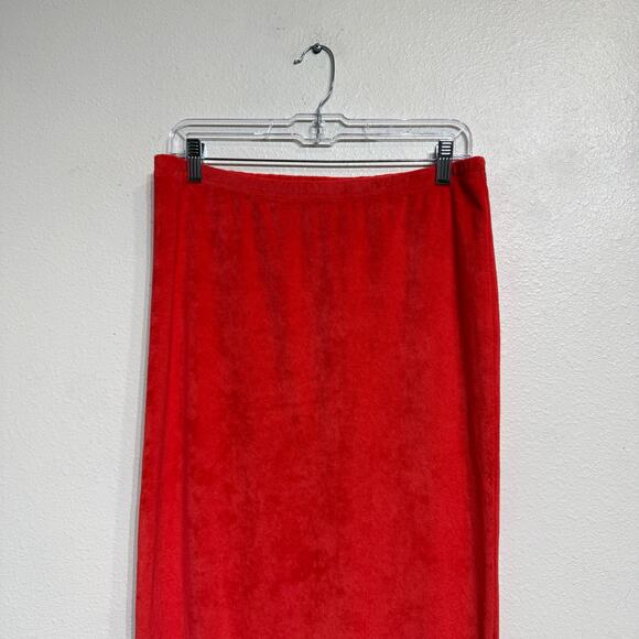 Araminta James Coral Terry Column Skirt Sz L NWT - Picture 3 of 15